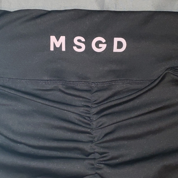 Missguided gathered seam black leggings - Picture 7 of 10